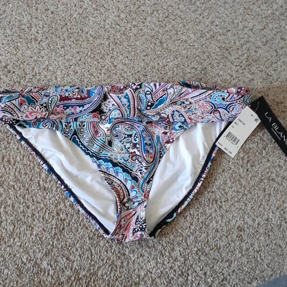 ☀️🏖 NWT LA BLANCA size 14 swim bottoms, $61.00